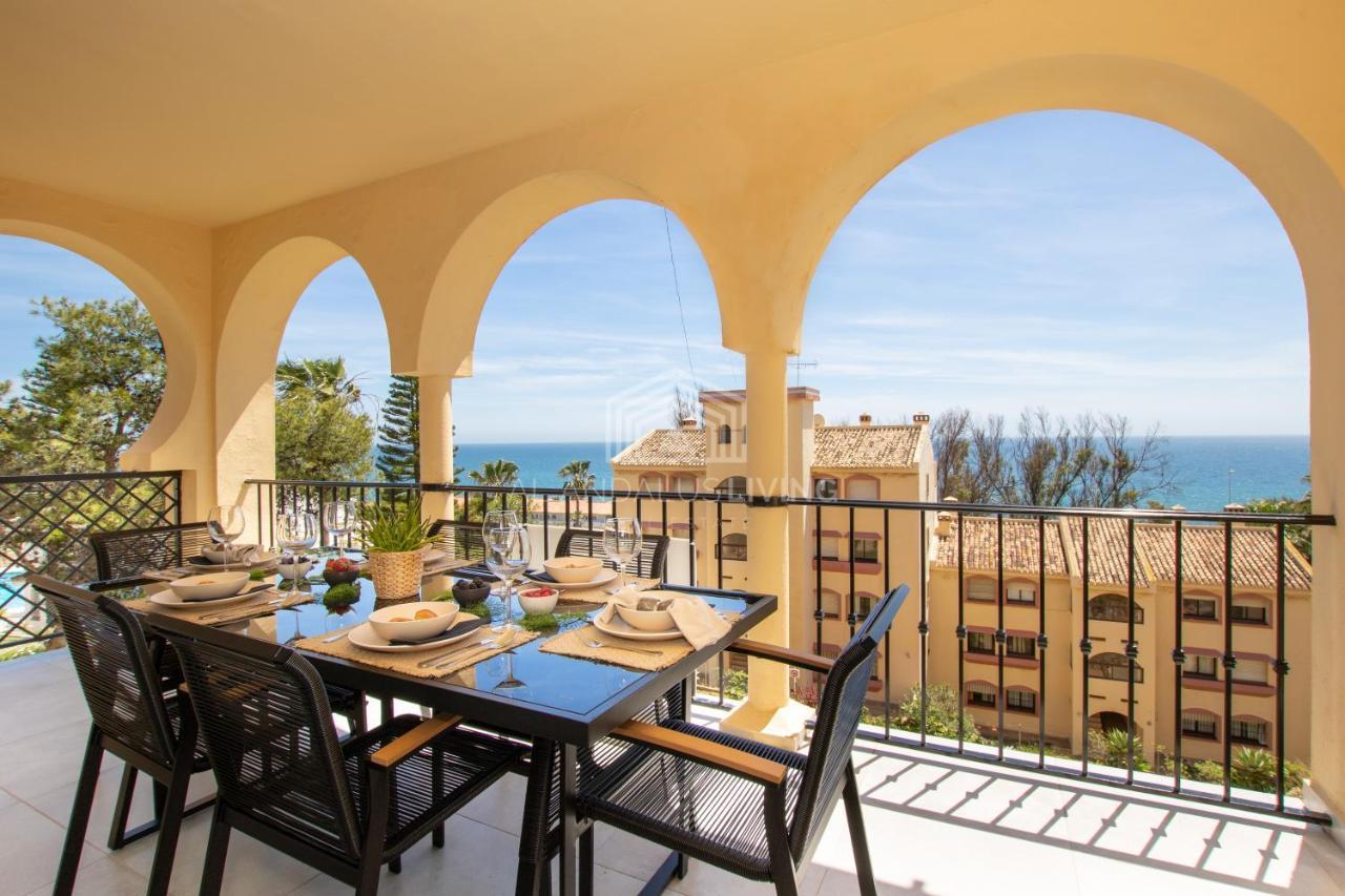 Panoramic Sea Views And Direct Access To The Beach From The Community In Torrenueva Malaga Ngoại thất bức ảnh